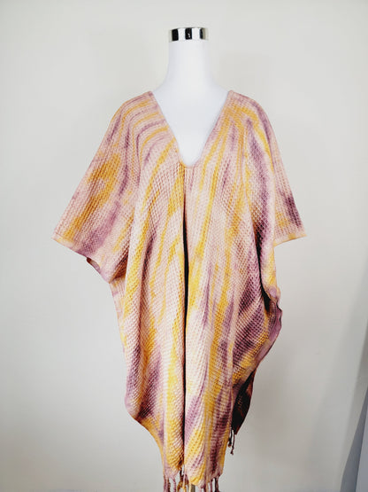One Size Everyday Cover Up Towel – Beach Perfect, Plum/Lemon
