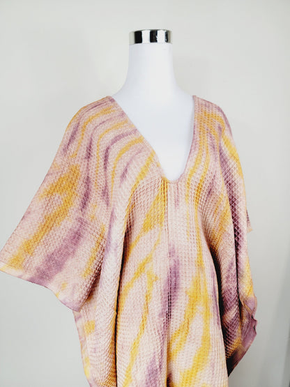 One Size Everyday Cover Up Towel – Beach Perfect, Plum/Lemon