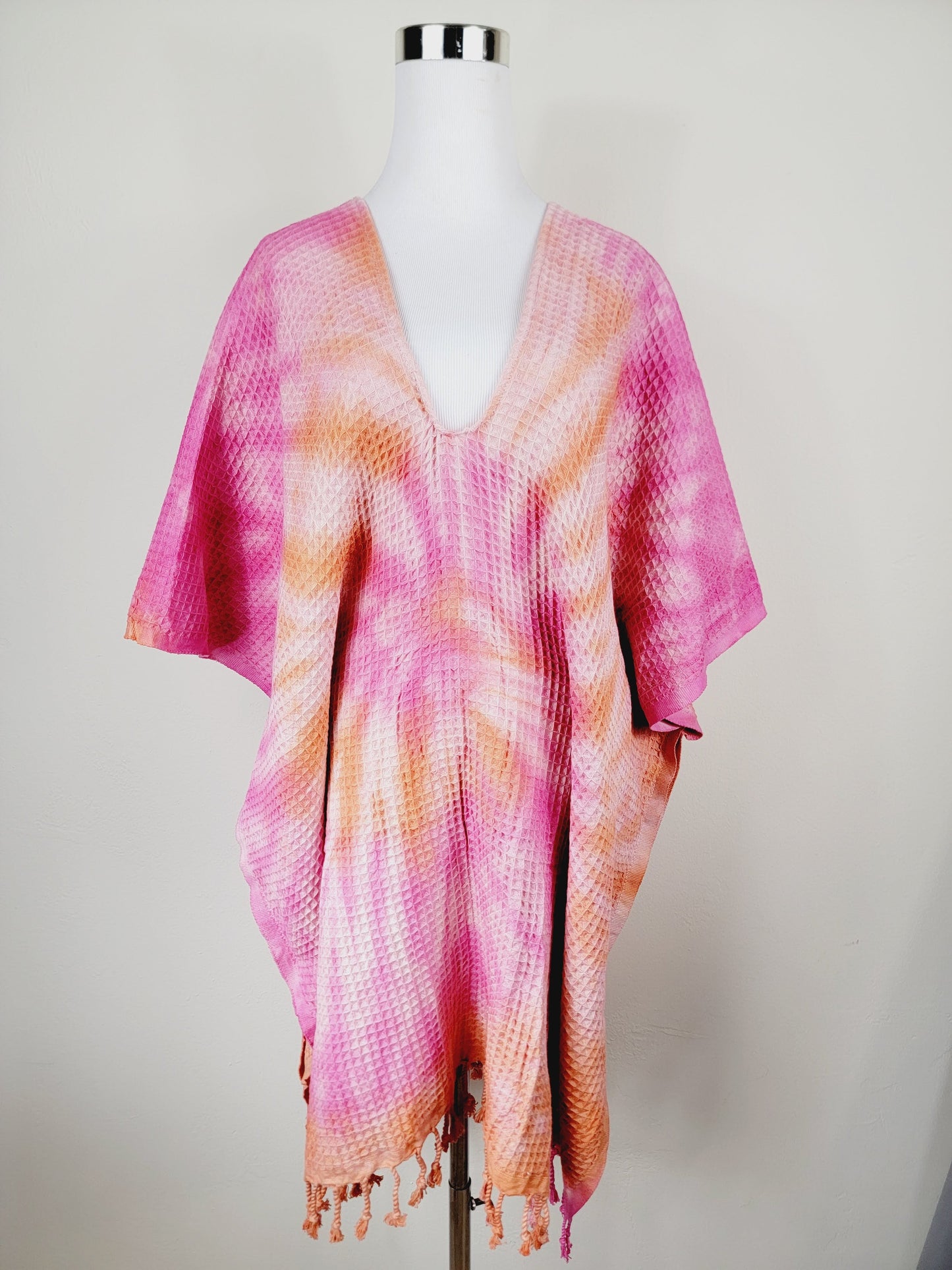 One Size Everyday Cover Up Towel – Beach Perfect, Orange/Pink