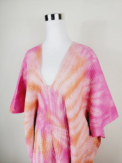 One Size Everyday Cover Up Towel – Beach Perfect, Orange/Pink