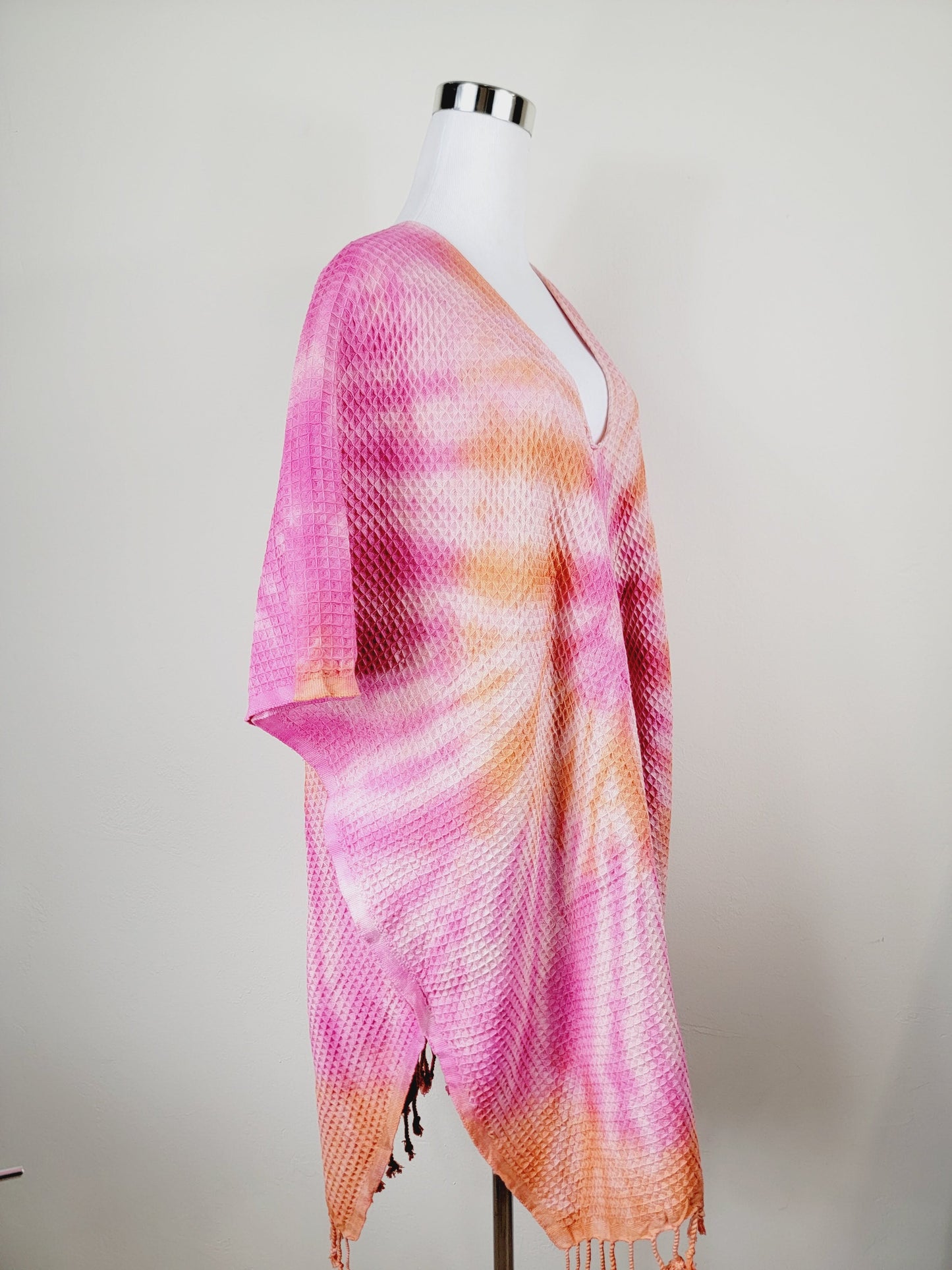 One Size Everyday Cover Up Towel – Beach Perfect, Orange/Pink