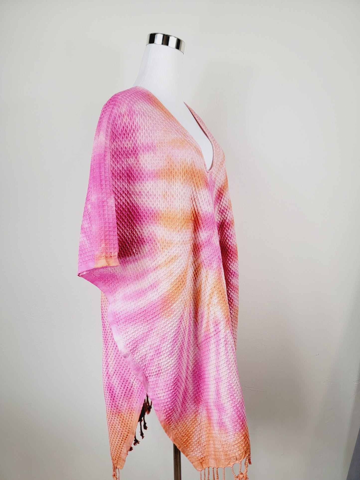 One Size Everyday Cover Up Towel – Beach Perfect, Orange/Pink
