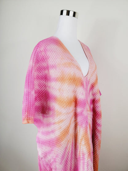 One Size Everyday Cover Up Towel – Beach Perfect, Orange/Pink