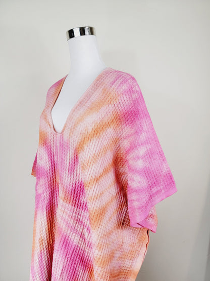 One Size Everyday Cover Up Towel – Beach Perfect, Orange/Pink