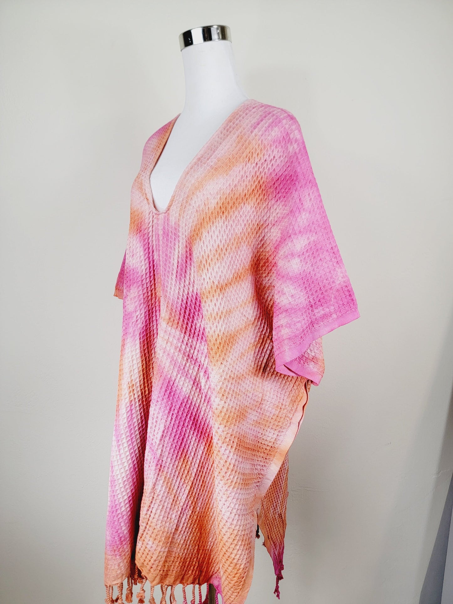 One Size Everyday Cover Up Towel – Beach Perfect, Orange/Pink