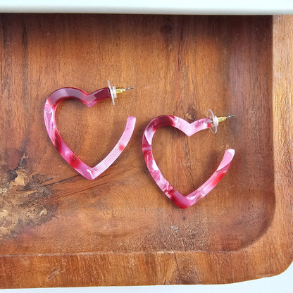 Heart Hoops - Strawberry Fizz