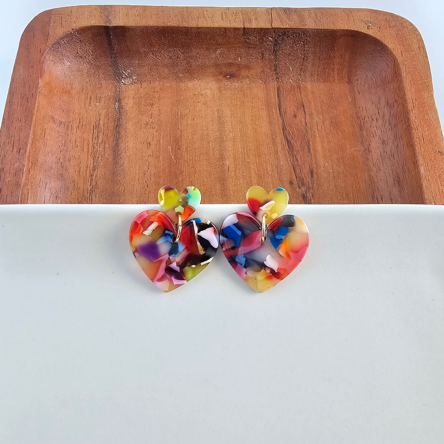 Darling Heart Earrings - Fiesta