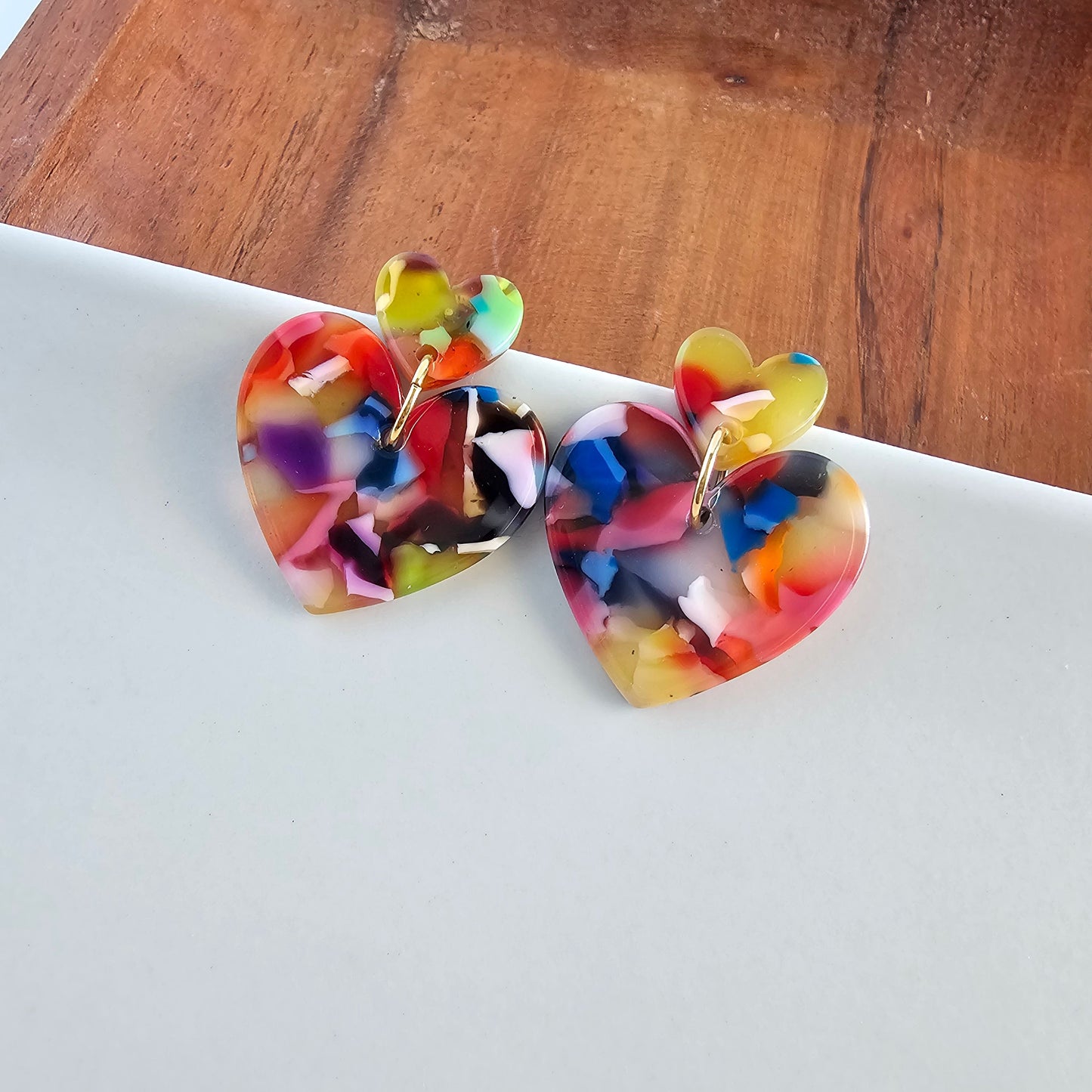 Darling Heart Earrings - Fiesta