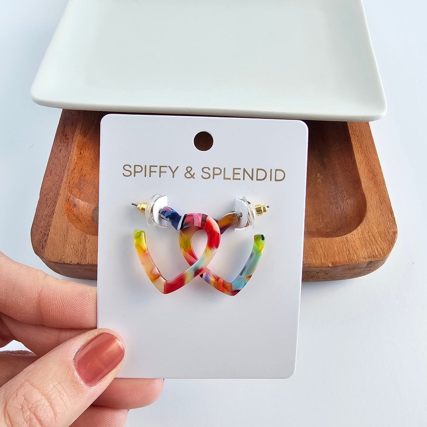 Mini Heart Hoops - Fiesta