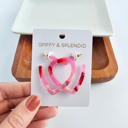 Heart Hoops - Strawberry Fizz
