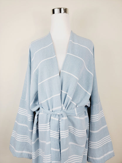 Unisex Cotton Robe, for Bath, Beach and Spa, Made from Turkish Cotton