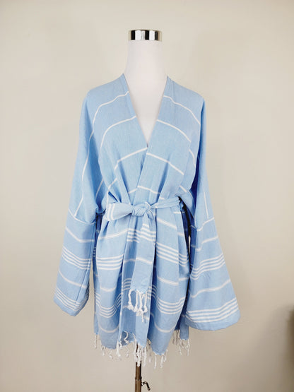 Unisex Cotton Robe, for Bath, Beach and Spa, Made from Turkish Cotton