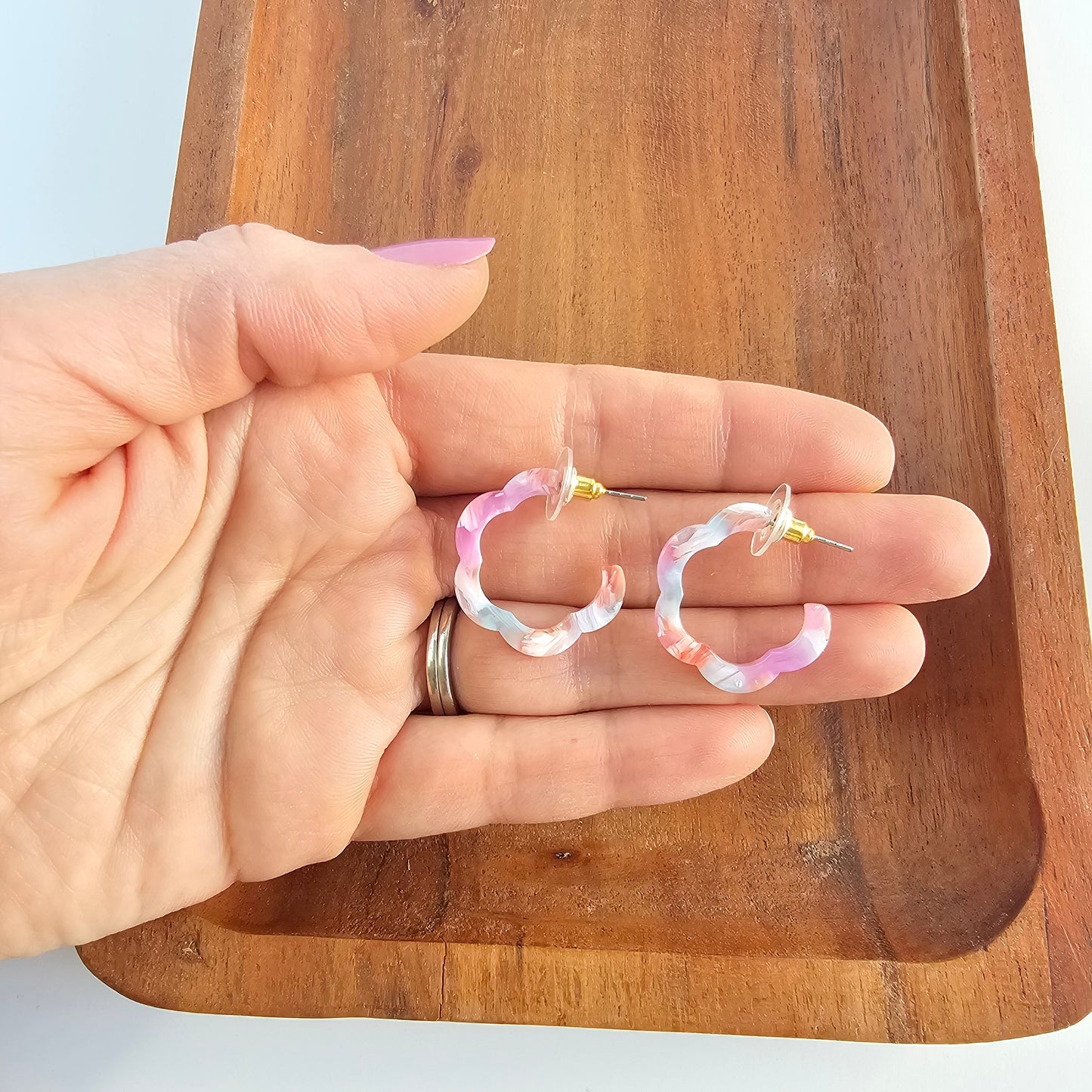 Posey Mini Hoops - Afterglow