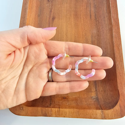 Posey Mini Hoops - Afterglow