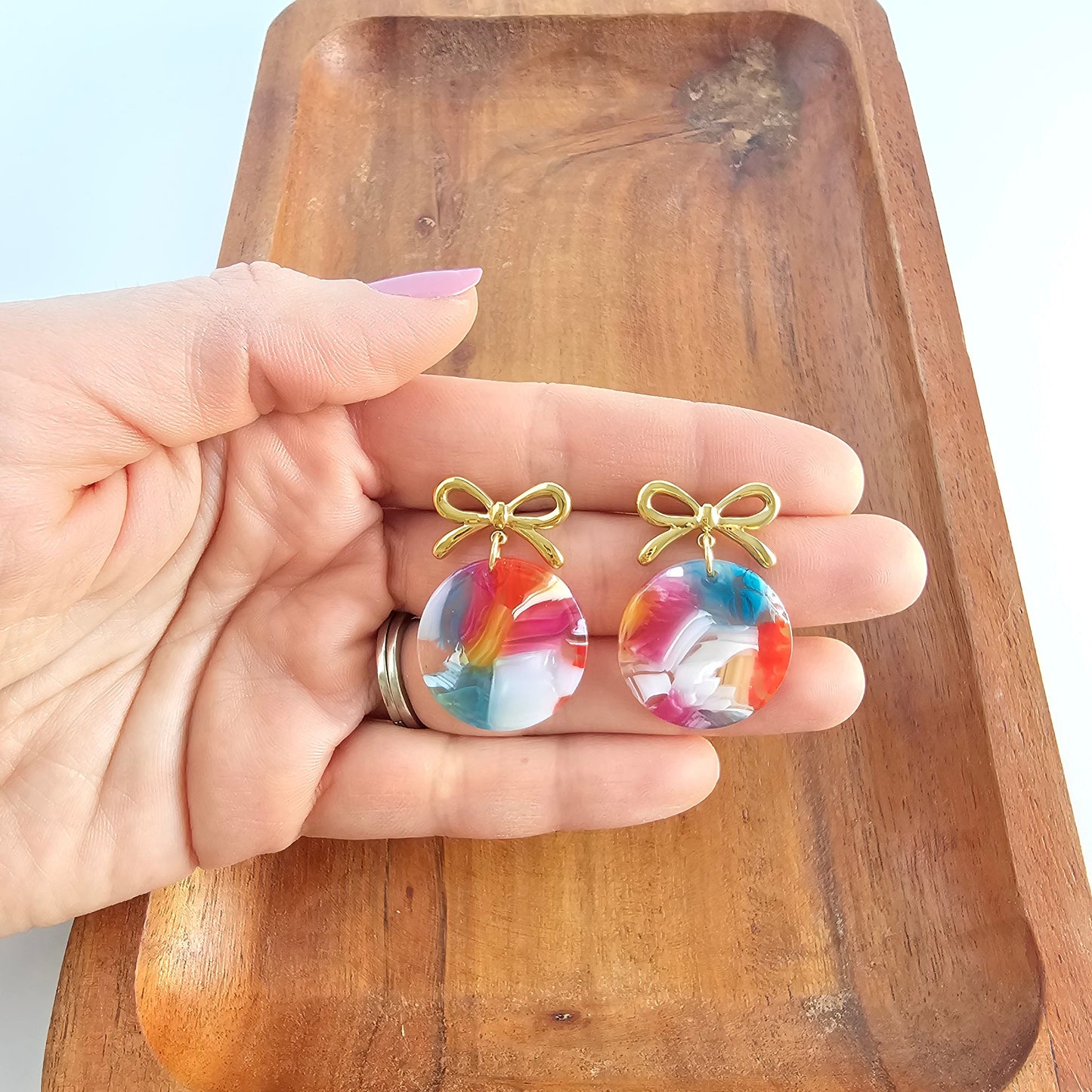 Bailey Earrings - Technicolor