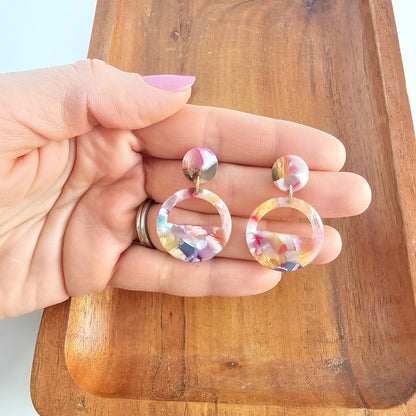 Lettie Earrings - Mosaic