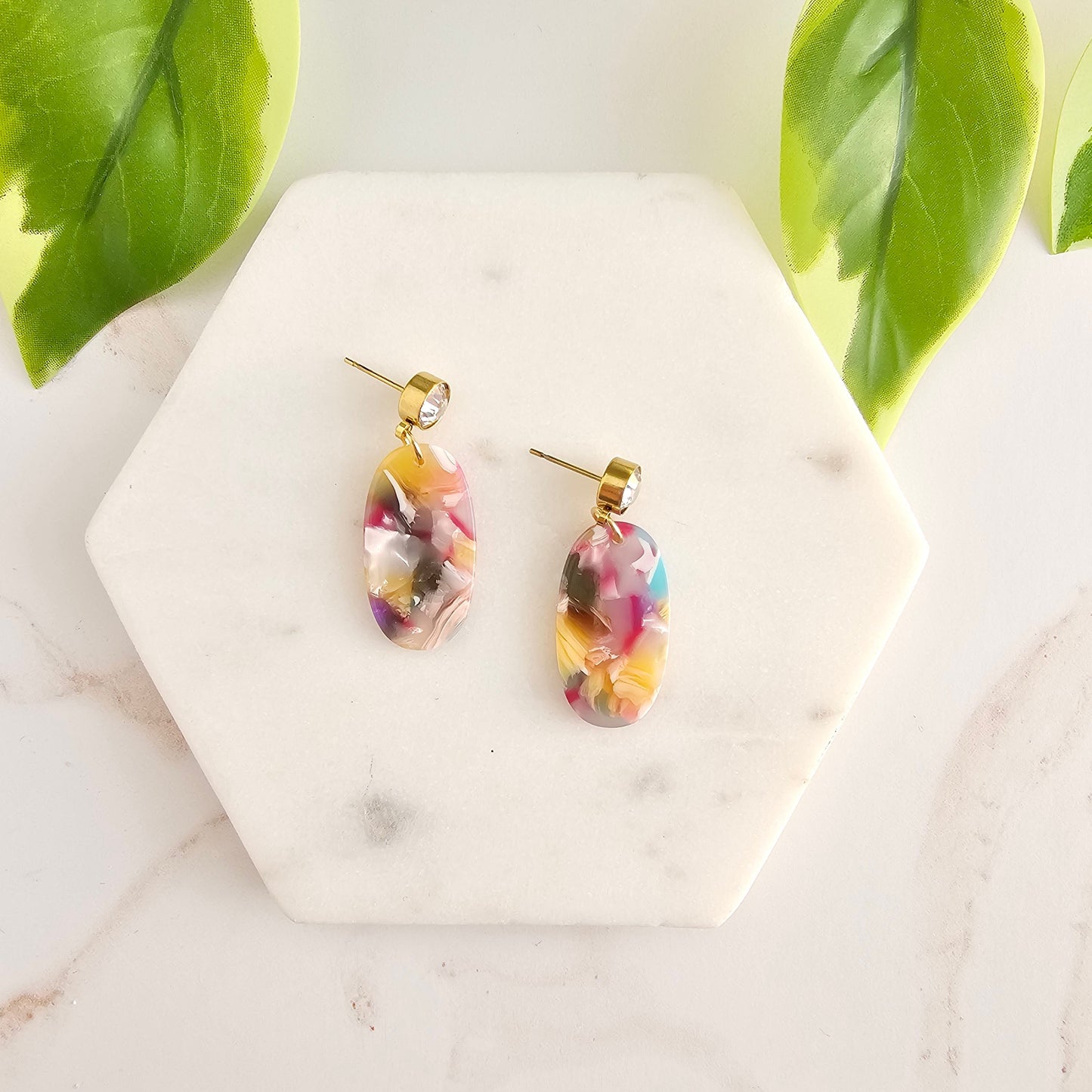 Lucy Earrings - Mosaic