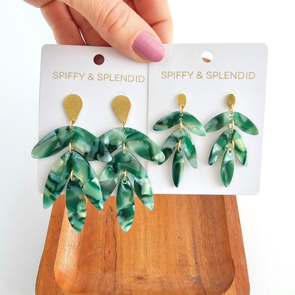 Mini Kailani Earrings - Palm Lustre