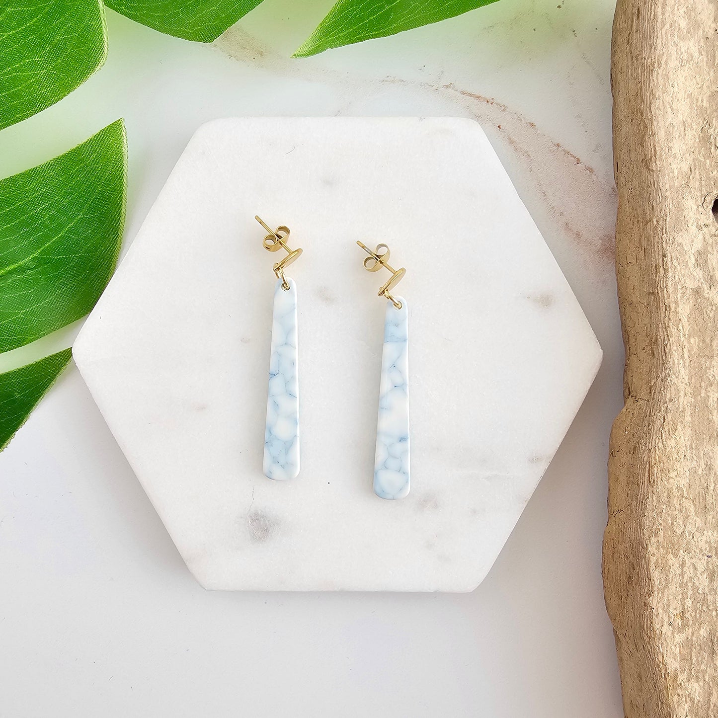 Blair Earrings - Saltwater Blue