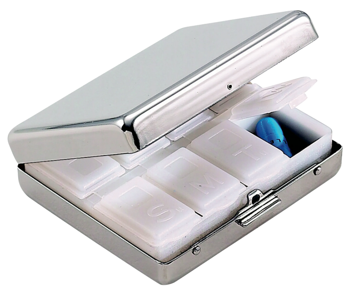 Pill Box With 8 Compartments