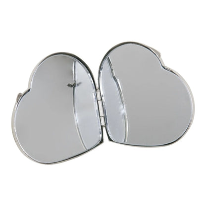 Heart Compact W/crystals, Np 2 3/8