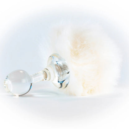 Classic Magnetic Faux Fur Bunny Tail Short-Small Plug