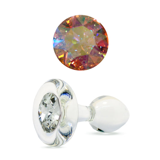 Classic Small Bulb - Short Stem Plug with Crystal Base