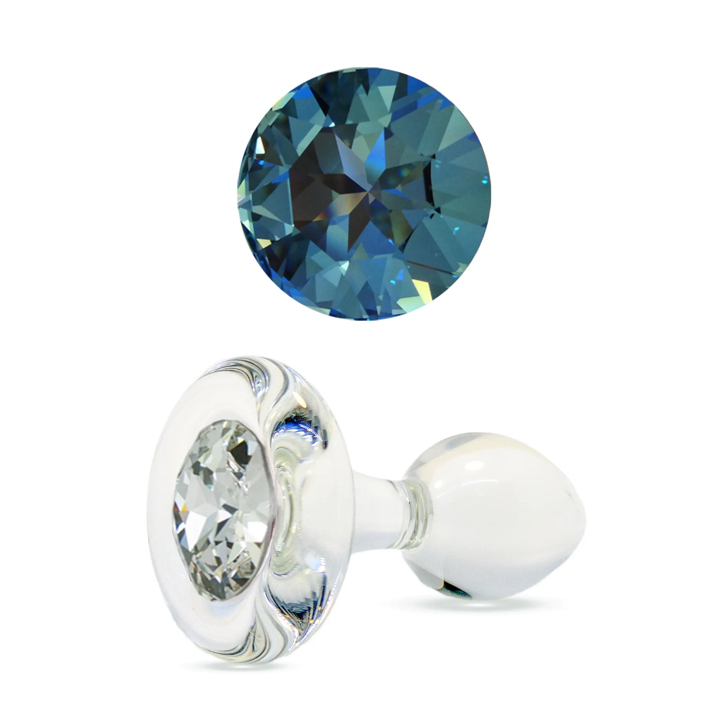 Classic Small Bulb - Short Stem Plug with Crystal Base