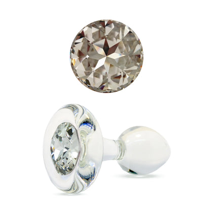 Classic Small Bulb - Short Stem Plug with Crystal Base