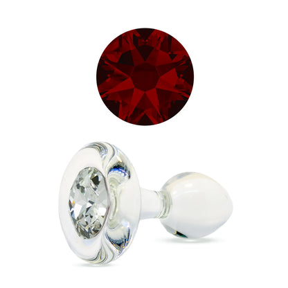 Classic Small Bulb - Short Stem Plug with Crystal Base