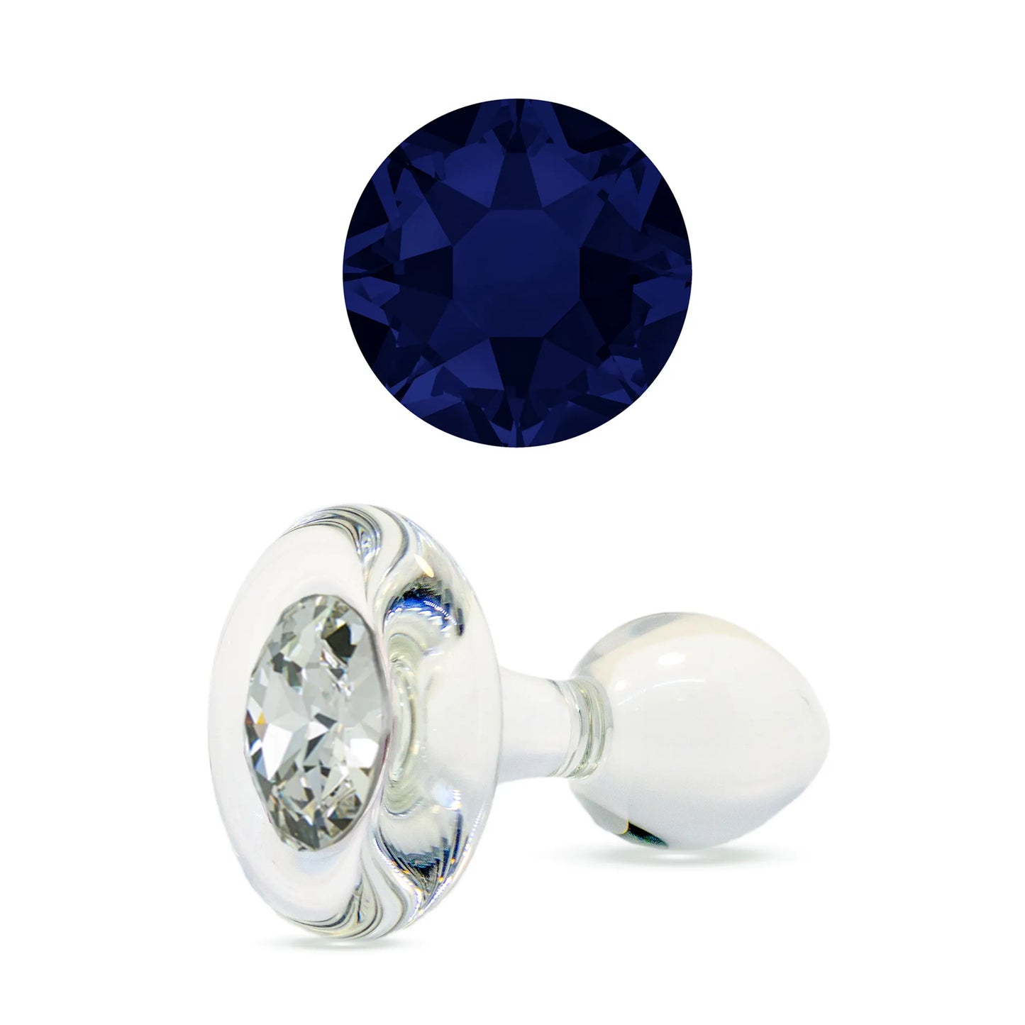 Classic Small Bulb - Short Stem Plug with Crystal Base