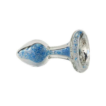 Sparkle Glow Plug with Crystal Base - 7 Colors