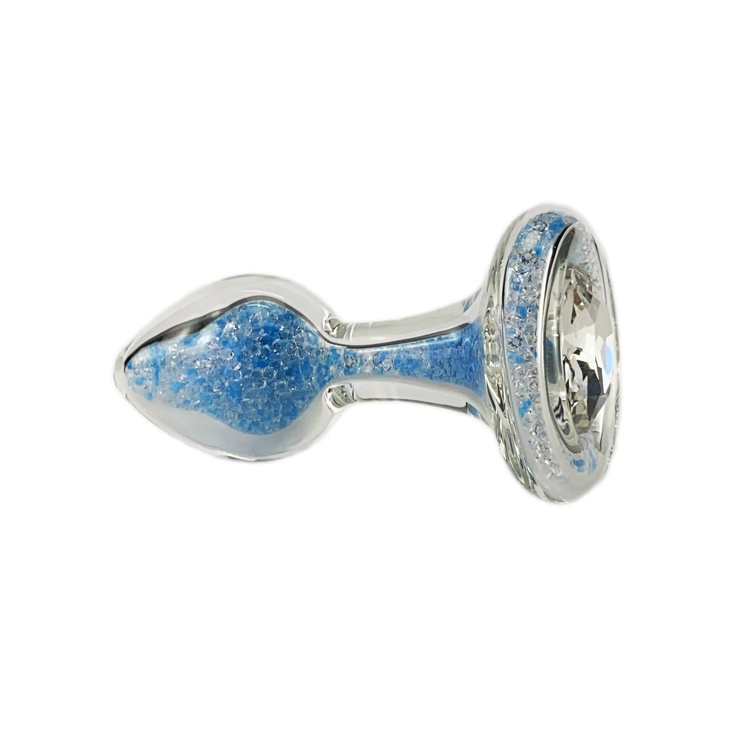 Sparkle Glow Plug with Crystal Base - 7 Colors