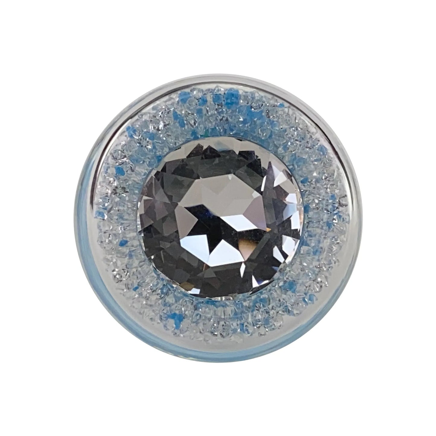 Sparkle Glow Plug with Crystal Base - 7 Colors