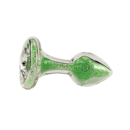 Sparkle Glow Plug with Crystal Base - 7 Colors