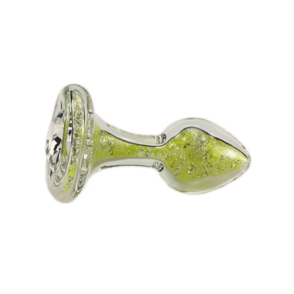 Sparkle Glow Plug with Crystal Base - 7 Colors