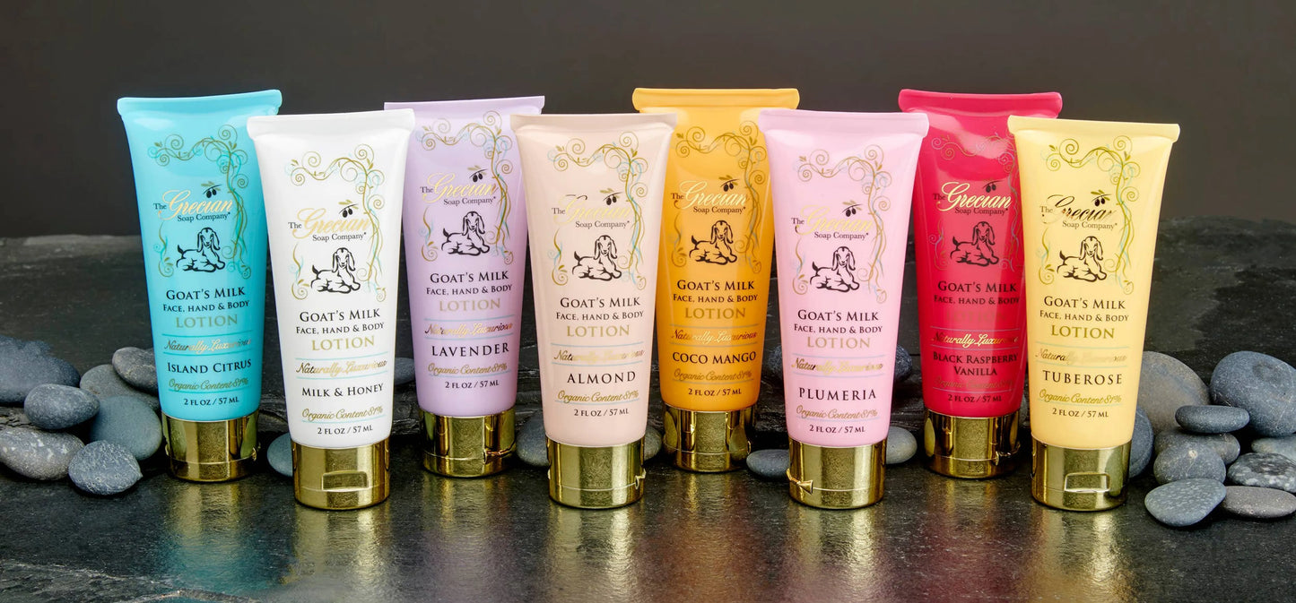 Organic Goats Milk Lotion Tubes
