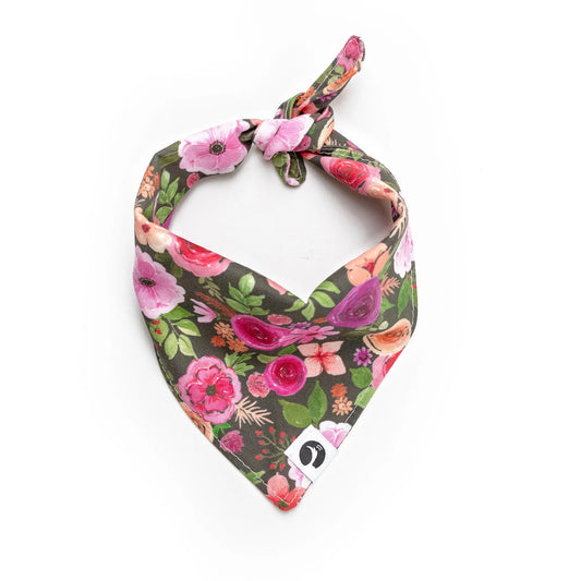 Mulberry Bouquet Dog Bandana