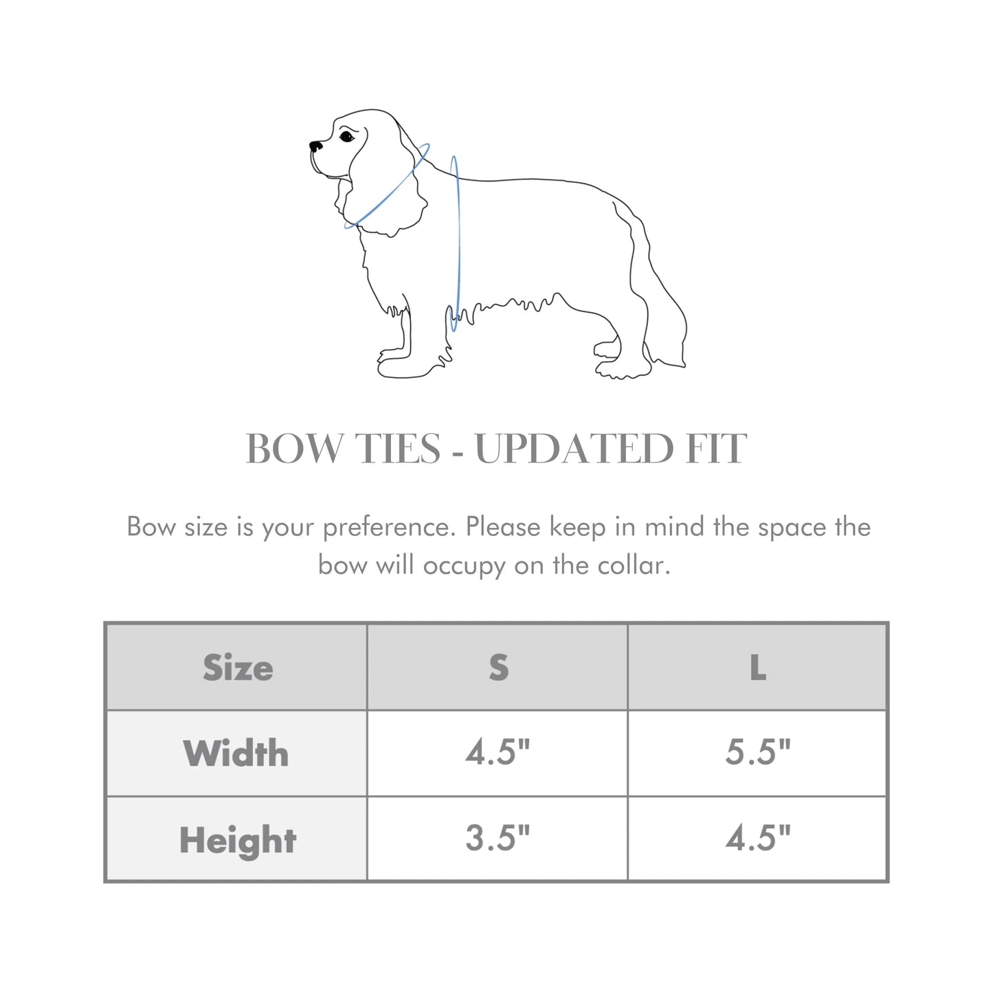 Seaside Plaid Classic Dog Bow Tie