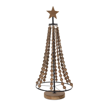 Beaded Wood Holiday Tree