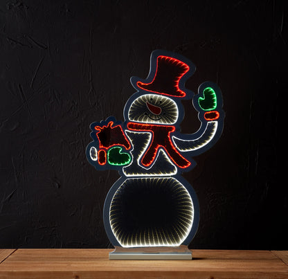 Snowman Infinity Light Display