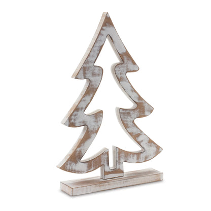 Wood Pine Tree Outline
