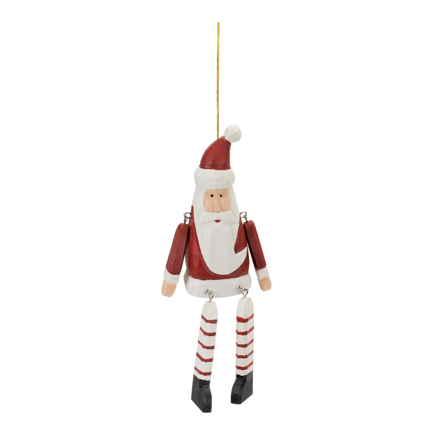 Dangle Santa Ornament