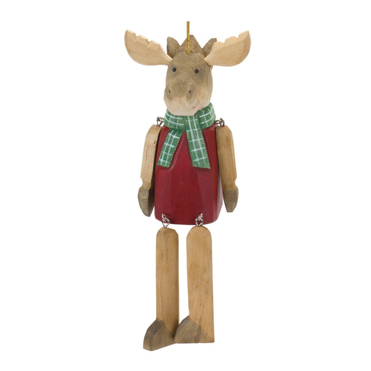 Dangle Moose Ornament