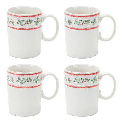 Stoneware Mistletoe Mug