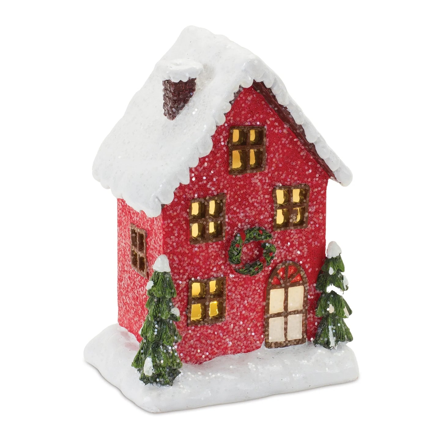 Lighted Winter Village Houses