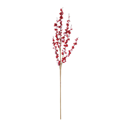 Flocked Berry Twig Spray