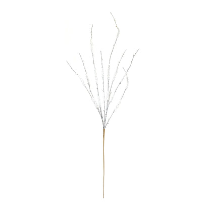 Flocked Tinsel Branch