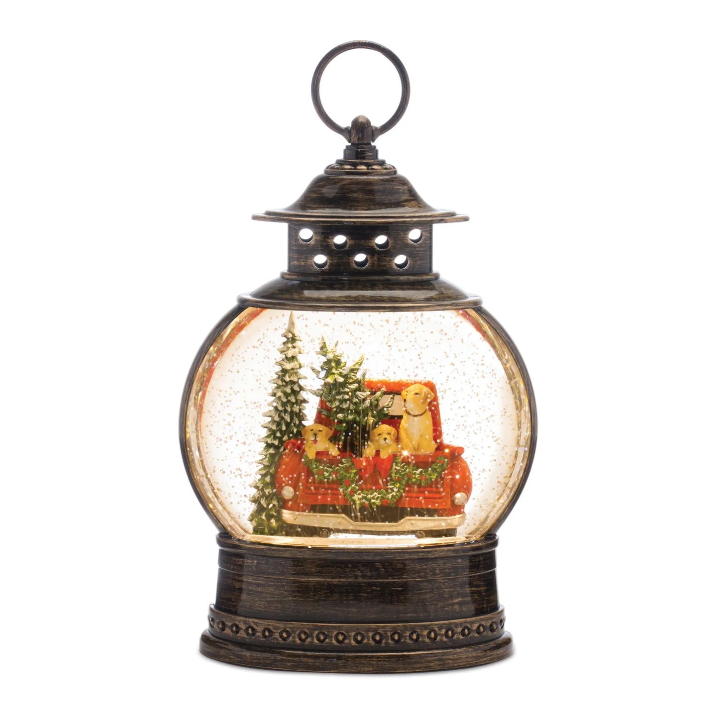 LED Snow Globe with Pickup Truck