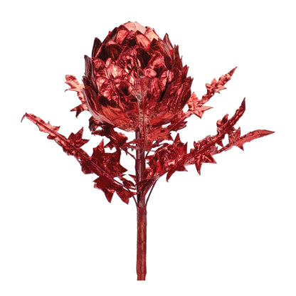 Metallic Artichoke Stem  - Pack Of: Set of 2 | Materials: Polyester | DÃƒÂ©cor  style: Glam